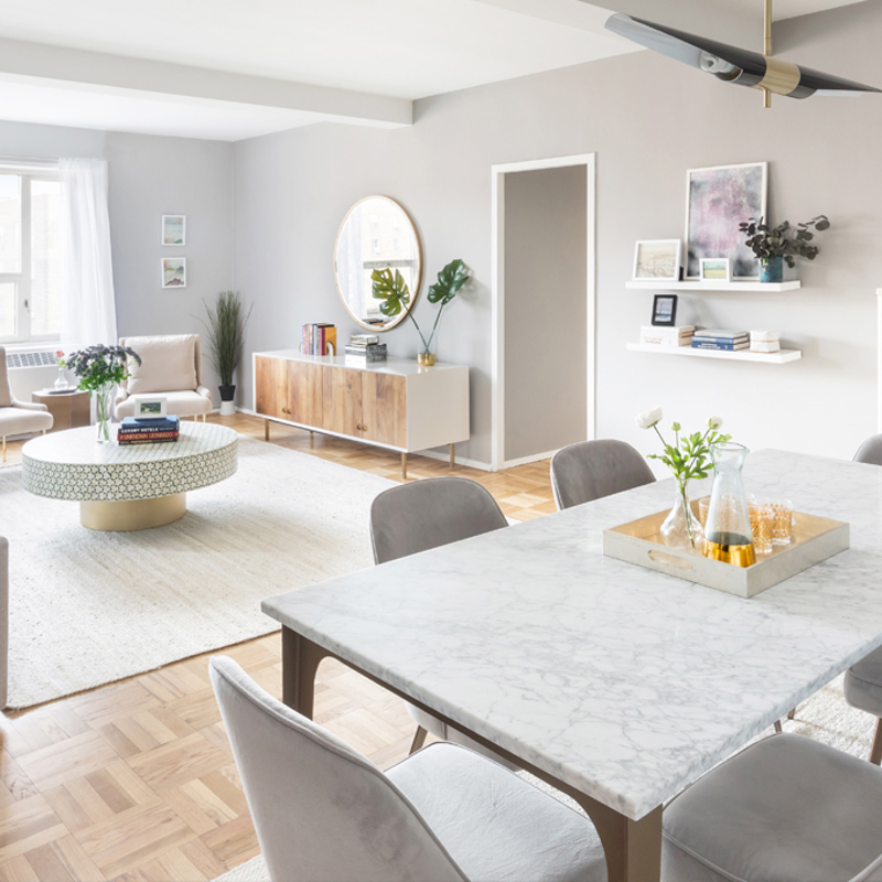 PCV Stuytown Living Room + Dining Table